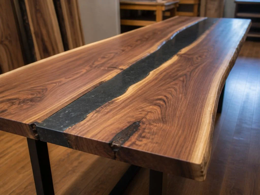 Midnight River Walnut Table 2