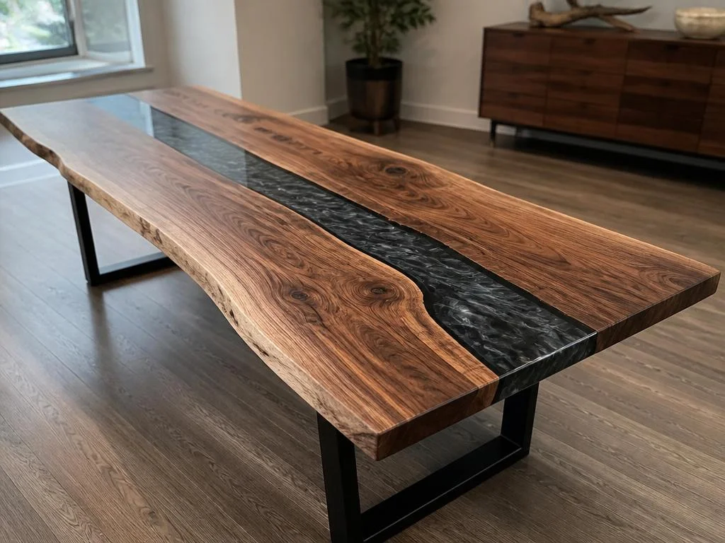 Midnight River Walnut Table 3